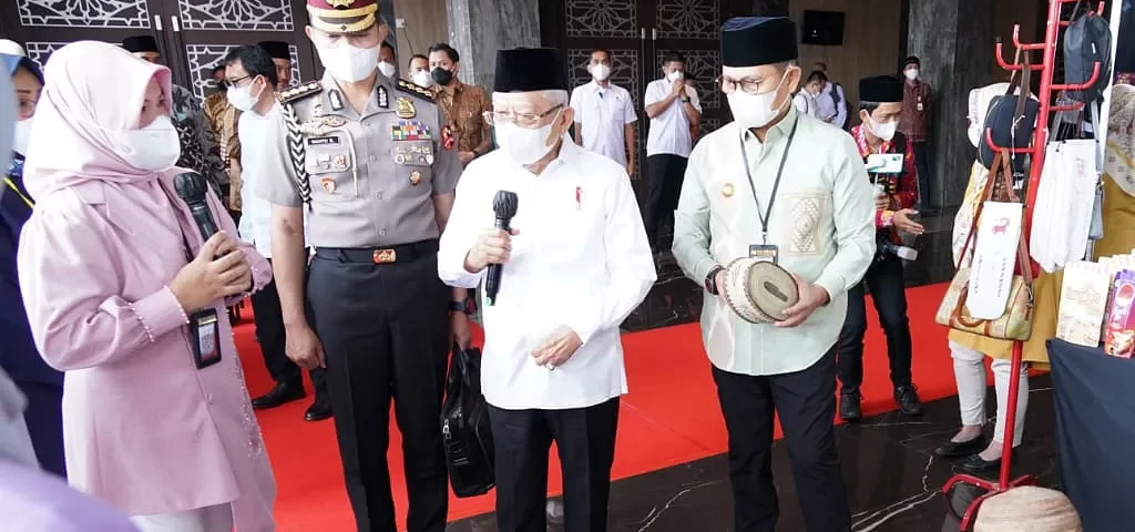 Jumpa Pers Wakil Presiden KH Maruf Amin dan Pj Gubernur Hamka Hendra Noer